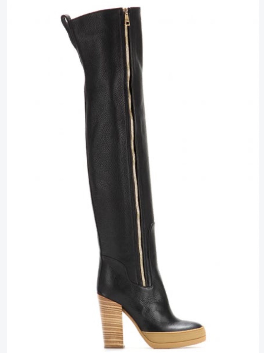 Chloe Leather over the knee boots - size EU 36/US 6